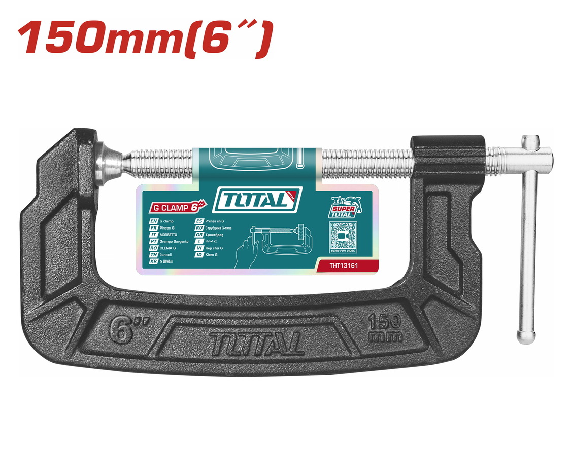 THT13161 TOTAL ΕΠΑΓΓ. ΣΦΙΓΚΤΗΡΑΣ ΜΑΡΑΓΚΩΝ ΤΥΠΟΥ G 6" (THT13161) - Image 1