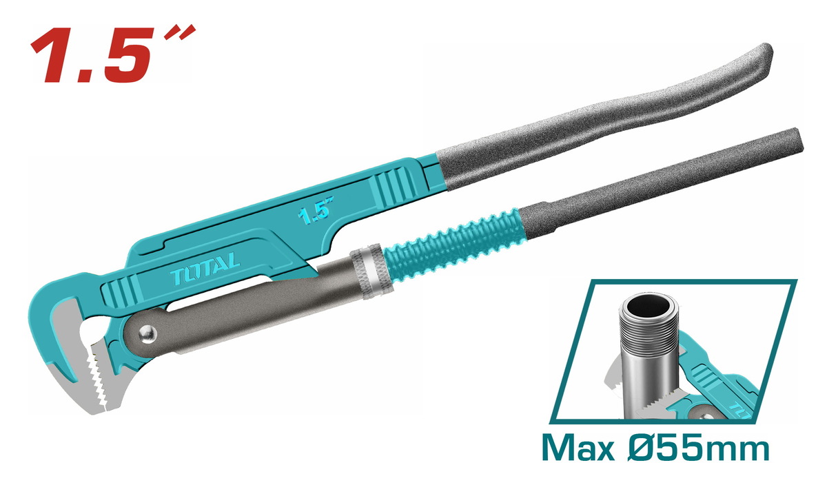 THT172151 TOTAL ΤΣΙΜΠΙΔΑ ΥΔΡΑΥΛΙΚΩΝ 90ο 1-1/2" (THT172151) - Image 1