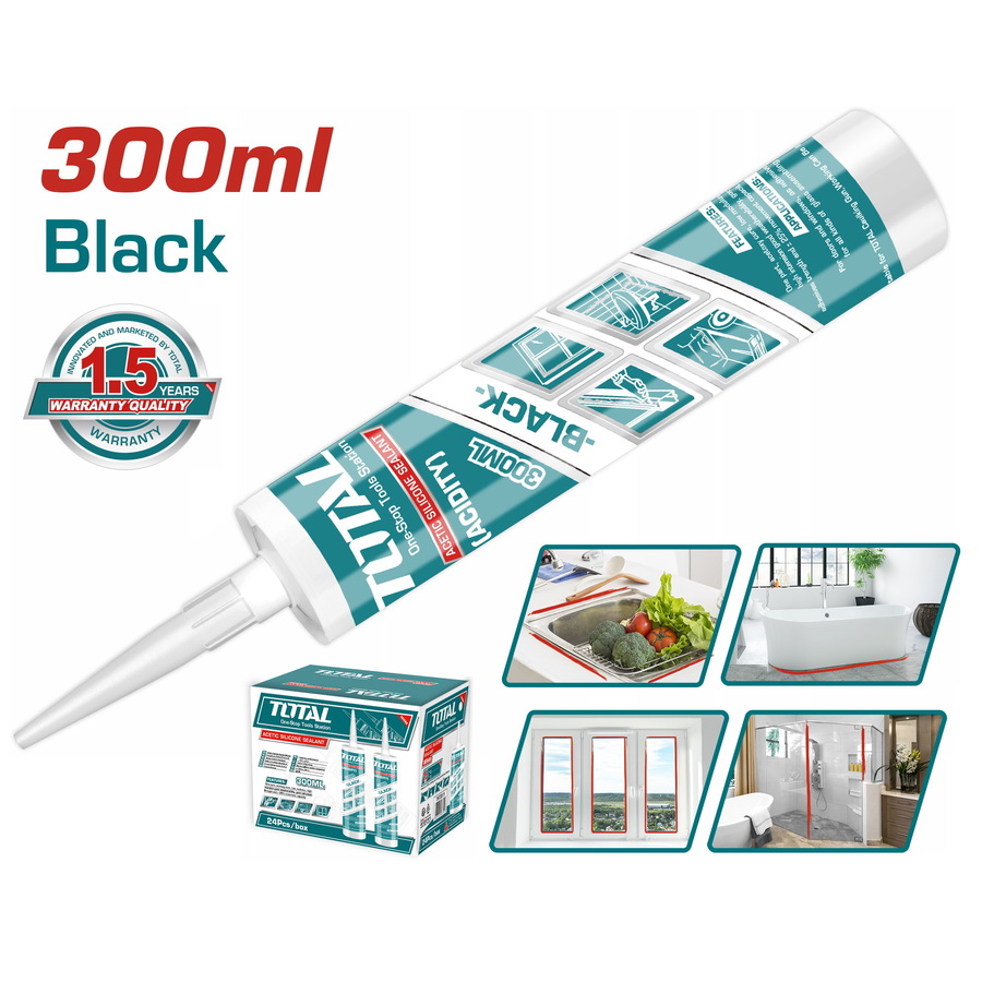 THT3513 TOTAL ΣΙΛΙΚΟΝΗ ΜΑΥΡΗ 300ml (THT3513) - Image 1