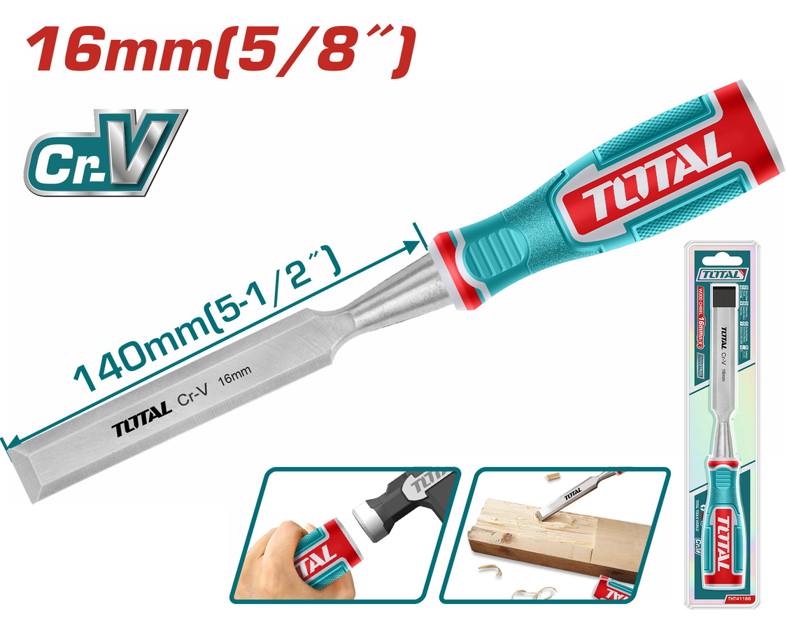 THT41166 TOTAL ΕΠΑΓΓ. ΣΚΑΡΠΕΛΟ ΞΥΛΟΥ 16mm (THT41166) - Image 1