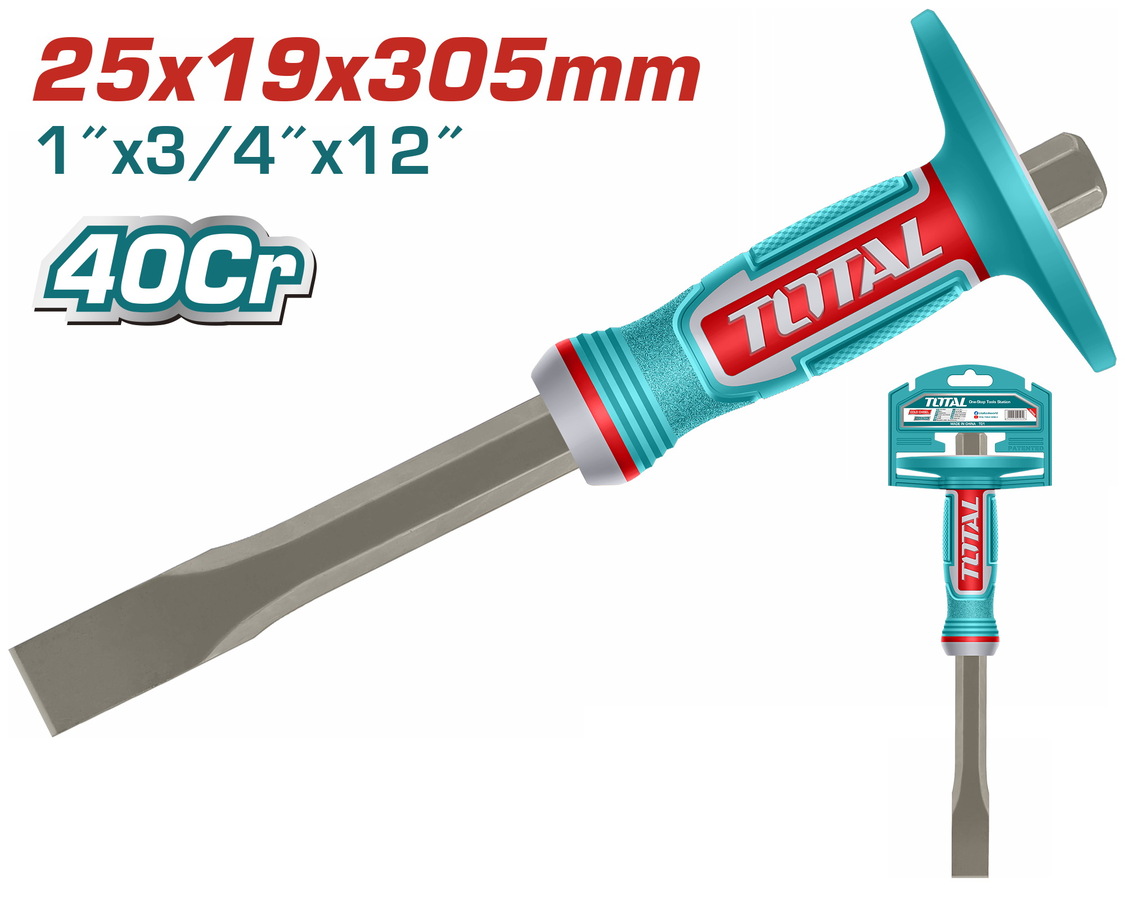 THT4532519 TOTAL ΕΠΑΓΓ. ΚΑΛΕΜΙ ΠΛΑΣΤ. ΛΑΒΗ 25Χ19Χ305mm (THT4532519) - Image 1
