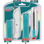 TOTAL ΣΕΤ ΜΑΧΑΙΡΙΑ 2ΤΕΜ + (10+10 ΛΑΜΕΣ) (THT515226)