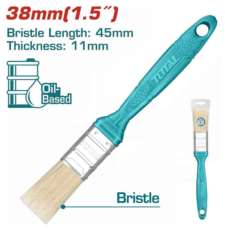 THT846156 TOTAL ΠΙΝΕΛΟ ΒΑΦΗΣ ΠΛΑΣΤΙΚΗ ΛΑΒΗ 1-1/2" (THT846156) - Image 1