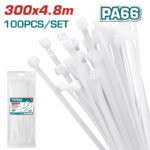 TOTAL ΔΕΣΤΡΑΚΙΑ ΛΕΥΚΑ 300 Χ 4.8mm 100ΤΕΜ (THTCT3001)