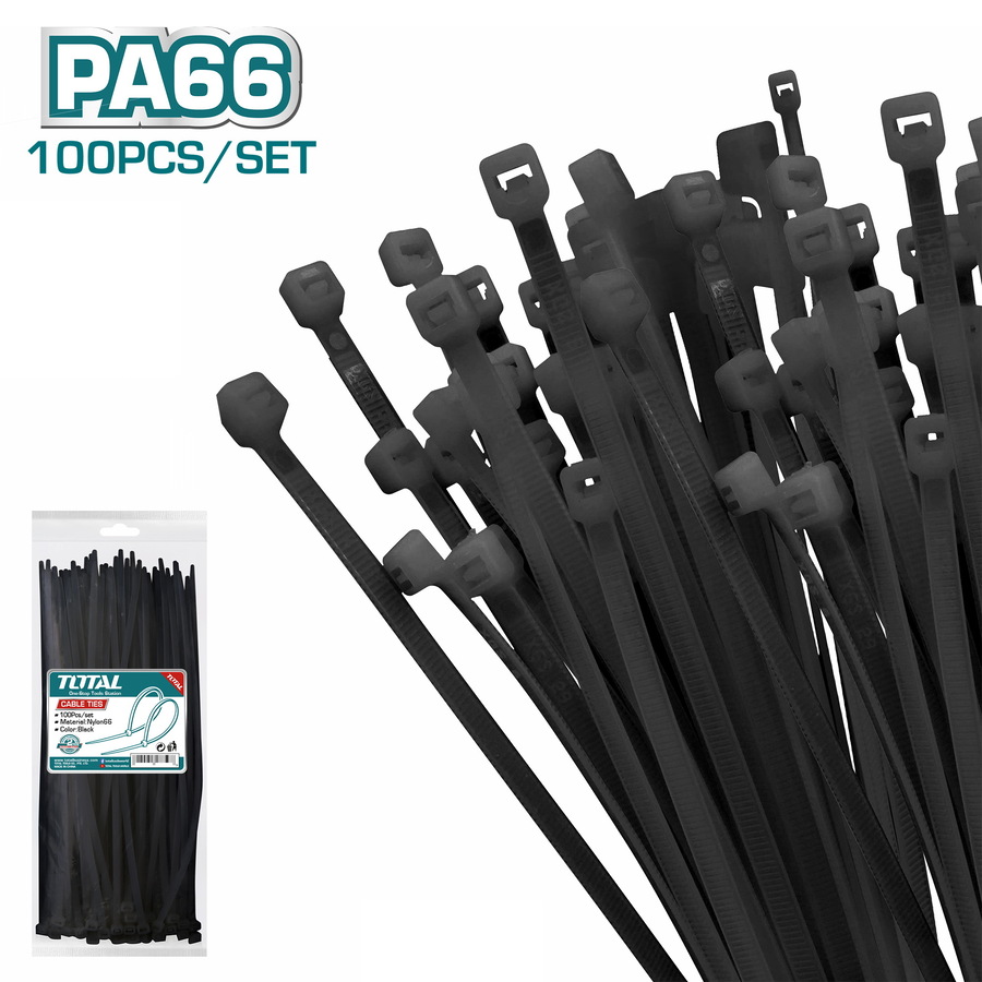 THTCTB80090 TOTAL ΔΕΣΤΡΑΚΙΑ ΜΑΥΡΑ 800 Χ 9mm 100ΤΕΜ (THTCTB80090) - Image 1
