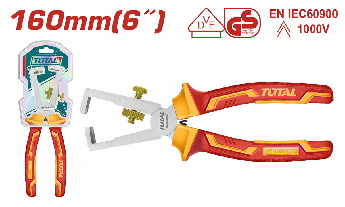 THTIP2661 TOTAL ΓΔΑΡΤΗΣ ΚΑΛΩΔΙΩΝ ΜΕ ΜΟΝΩΣΗ 1000V 160mm (THTIP2661) - Image 1