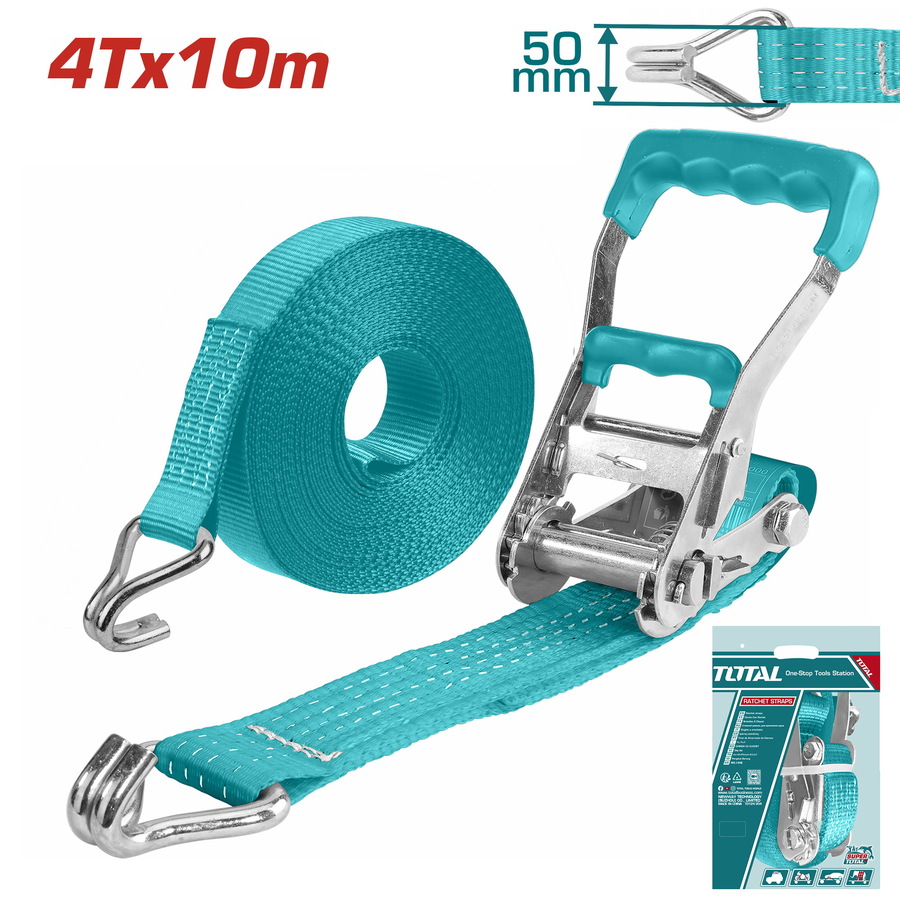 THTRS4101 TOTAL ΙΜΑΝΤΑΣ ΔΕΣΙΜΑΤΟΣ ΜΕ ΚΑΣΤΑΝΙΑ 4Τ - 10m (THTRS4101) - Image 1