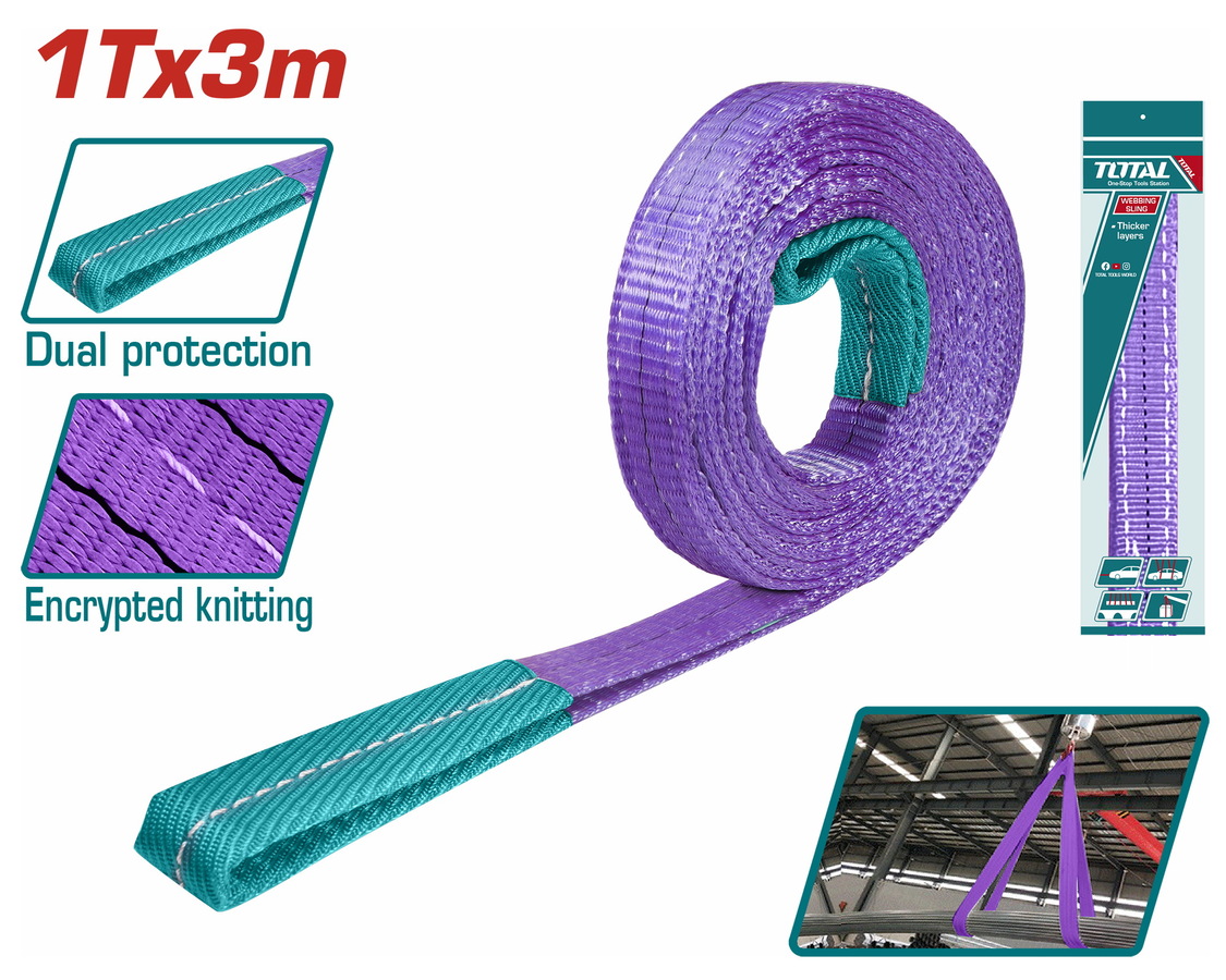 THTWS0103 TOTAL ΣΑΜΠΑΝΙ ΙΜΑΝΤΑΣ ΑΝΥΨΩΣΗΣ 1Τ / 3m / 30mm (THTWS0103) - Image 1