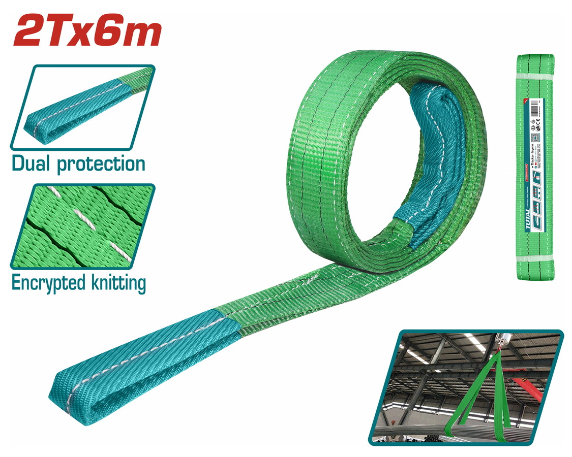 THTWS0206 TOTAL ΣΑΜΠΑΝΙ ΙΜΑΝΤΑΣ ΑΝΥΨΩΣΗΣ 2Τ / 6m / 60mm (THTWS0206) - Image 1