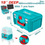 TOTAL ΠΛΑΣΤΙΚΗ ΕΡΓΑΛΕΙΟΘΗΚΗ 19" ΒΑΘΙΑ (TPBXS103)