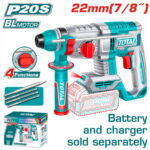 TOTAL ΕΠΑΓΓ. ΠΝΕΥΜΑΤΙΚΟ ΠΙΣΤΟΛΕΤΟ ΜΠΑΤ. Li-ion 20V / 22mm ΧΩΡΙΣ ΜΠΑΤΑΡΙΑ & ΦΟΡΤΙΣΤΗ (TRHLI21228)