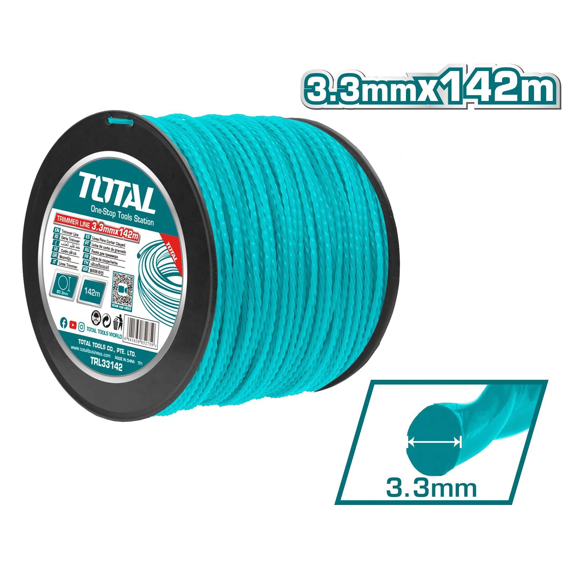 TRL33142 TOTAL ΜΕΣΙΝΕΖΑ ΣΤΡΟΓΓΥΛΗ ΚΑΡΟΥΛΙ 3.3mm - 142m (TRL33142) - Image 1