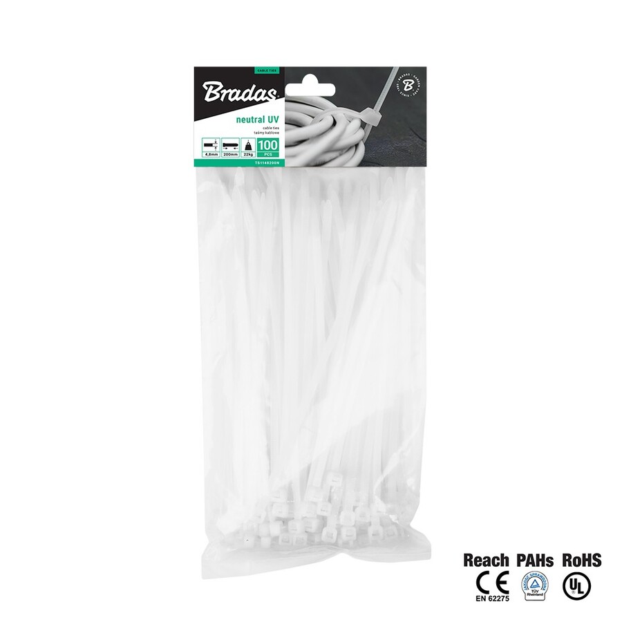 TS11-88610N BRADAS ΔΕΣΤΡΑΚΙΑ ΛΕΥΚΑ 610Χ8.8mm (TS11-88610N) - Image 1