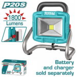 TOTAL ΕΠΑΓΓ. ΠΡΟΒΟΛΕΑΣ LED ΜΠΑΤ. Li-ion 20V ΧΩΡΙΣ ΜΠΑΤΑΡΙΑ & ΦΟΡΤΙΣΤΗ (TWLI2025)