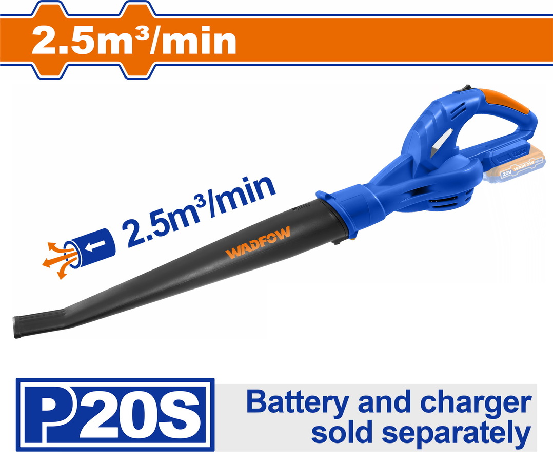 WBL1525 WADFOW ΦΥΣΗΤΗΡΑΣ ΚΗΠΟΥ ΜΠΑΤ. Li-ion 20V ΧΩΡΙΣ ΜΠΑΤΑΡΙΑ & ΦΟΡΤΙΣΤΗ (WBL1525) - Image 1