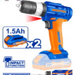 WADFOW ΔΡΑΠΑΝΟΚΑΤΣΑΒΙΔΟ ΚΡΟΥΣΤΙΚΟ ΜΠΑΤ. Li-ion 20V / 1.5Ah / 35Nm / 2 ΜΠΑΤ (WCDP522)