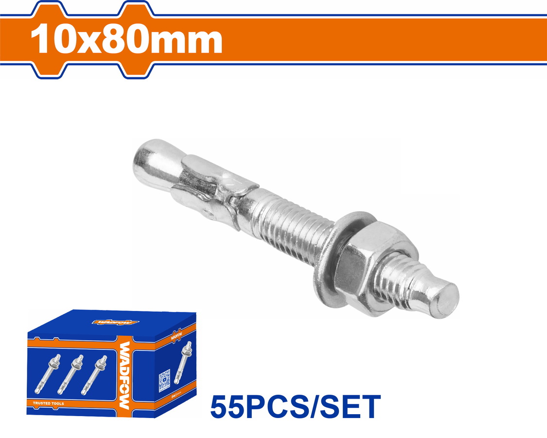 WDQ2533 WADFOW ΒΙΣΜΑΤΑ ΜΕΤΑΛΛΙΚΑ ΓΑΛΒ. EXPRESS 10 Χ 80 55ΤΕΜ (WDQ2533) - Image 1