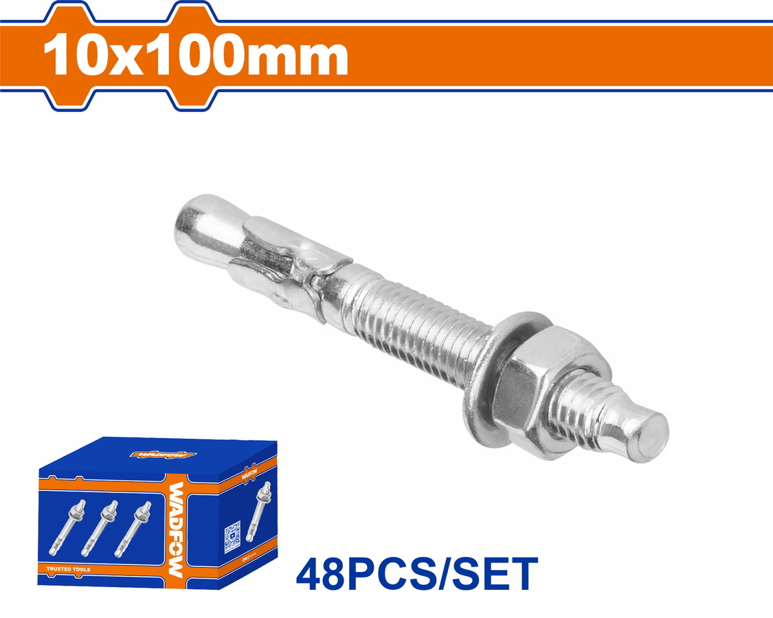 WDQ2534 WADFOW ΒΙΣΜΑΤΑ ΜΕΤΑΛΛΙΚΑ ΓΑΛΒ. EXPRESS 10 Χ 100 48ΤΕΜ (WDQ2534) - Image 1