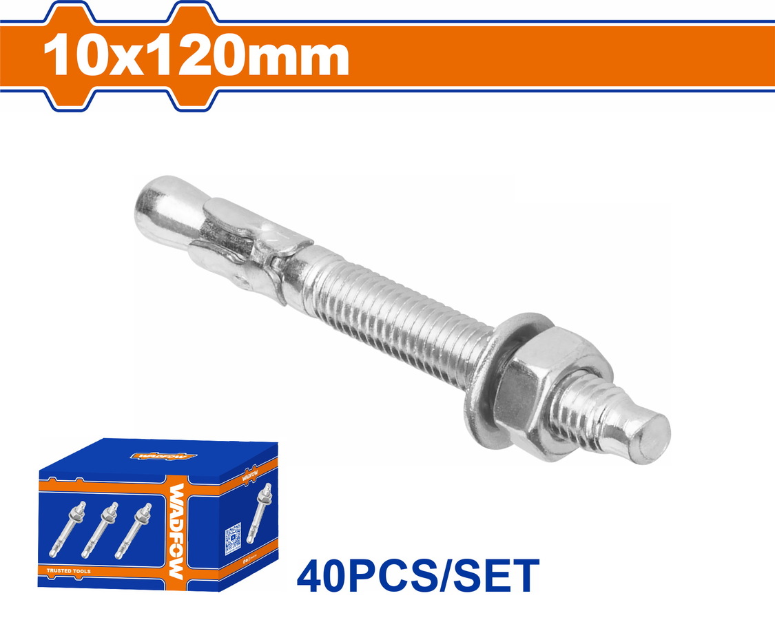 WDQ2535 WADFOW ΒΙΣΜΑΤΑ ΜΕΤΑΛΛΙΚΑ ΓΑΛΒ. EXPRESS 10 Χ 120 40ΤΕΜ (WDQ2535) - Image 1