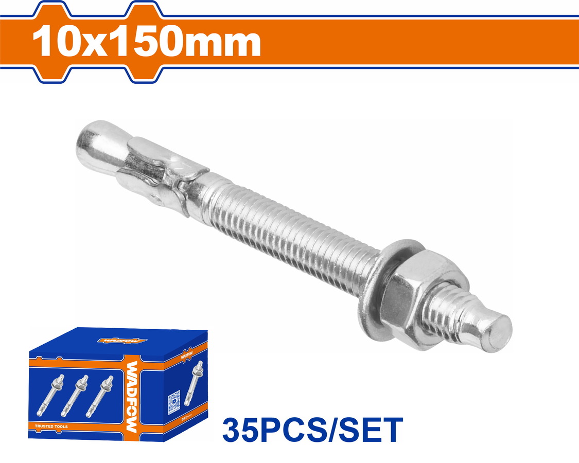 WDQ2537 WADFOW ΒΙΣΜΑΤΑ ΜΕΤΑΛΛΙΚΑ ΓΑΛΒ. EXPRESS 10 Χ 150 35ΤΕΜ (WDQ2537) - Image 1