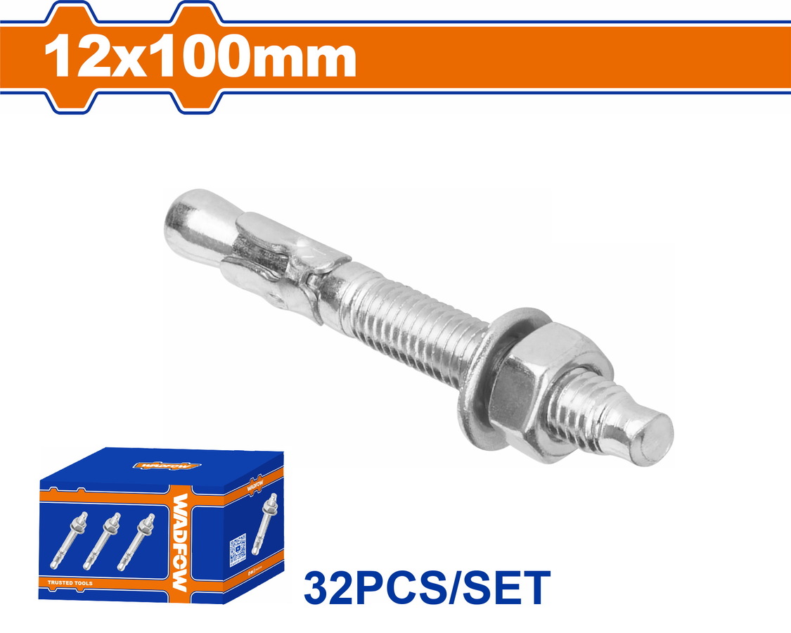 WDQ2544 WADFOW ΒΙΣΜΑΤΑ ΜΕΤΑΛΛΙΚΑ ΓΑΛΒ. EXPRESS 12 Χ 100 32ΤΕΜ (WDQ2544) - Image 1