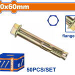 WADFOW ΒΙΣΜΑΤΑ ΜΕΤΑΛΛΙΚΑ ΜΕ ΒΙΔΑ ΦΛΑΝΤΖΑΣ 10 Χ 60 50ΤΕΜ (WDQA523)