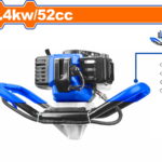 WADFOW ΤΡΙΒΕΛΑ - ΓΕΩΤΡΥΠΑΝΟ 52cc / 2HP + ΤΡΥΠΑΝΙ 120mm 1 ΧΕΙΡΙΣΤΗ (WDZ1A52-1)