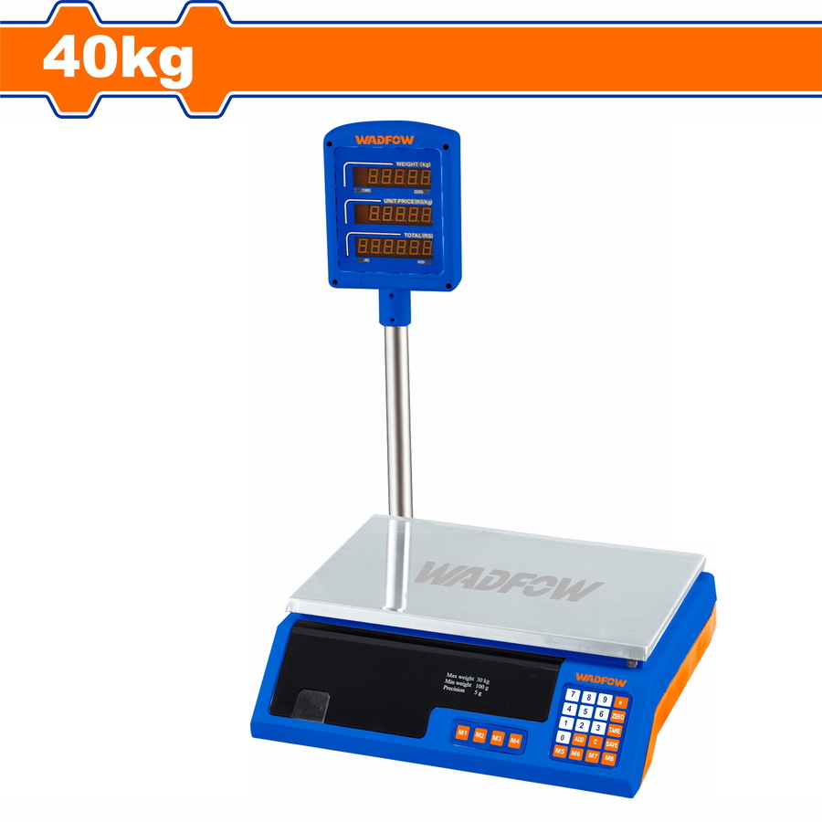 WEC1504 WADFOW ΗΛΕΚΤΡΟΝΙΚΗ ΖΥΓΑΡΙΑ 40Kg (WEC1504) - Image 1