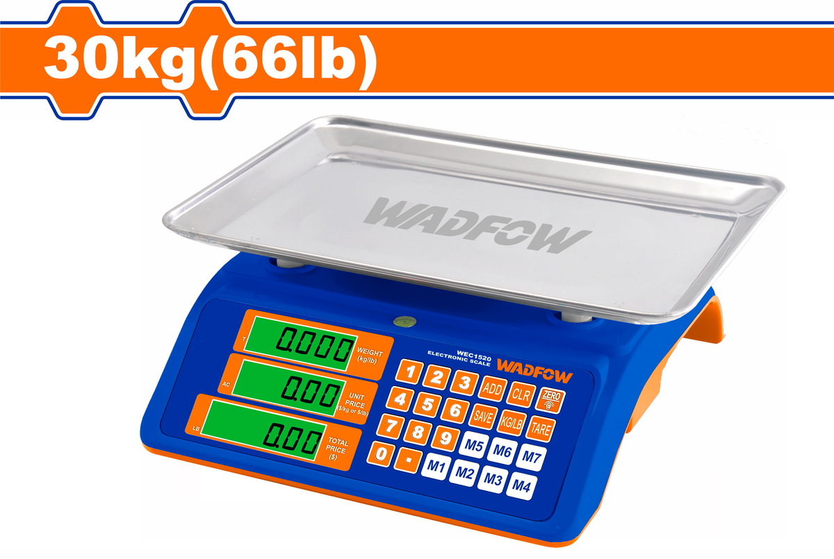 WEC1520 WADFOW ΗΛΕΚΤΡΟΝΙΚΗ ΖΥΓΑΡΙΑ 30Kg (WEC1520) - Image 1