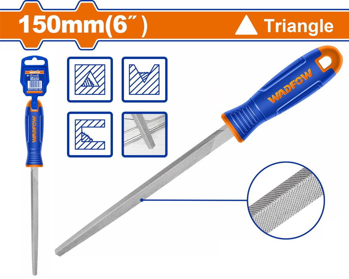 WFE7856 WADFOW ΛΙΜΑ ΤΡΙΓΩΝΗ 6" / 150mm (WFE7856) - Image 1