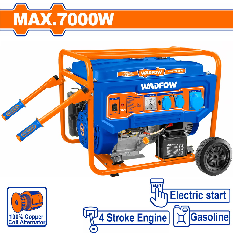 WGEAA096 WADFOW ΗΛΕΚΤΡΟΓΕΝΝΗΤΡΙΑ ΒΕΝΖΙΝΗΣ 7.000W (WGEAA096) - Image 1