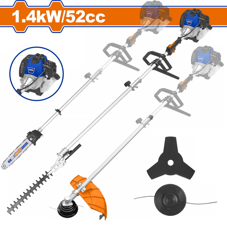 WGM4552 WADFOW ΒΕΝΖ. ΠΟΛΥΜΗΧΑΝΗΜΑ 4 σε 1 52cc / 2.2HP (WGM4552) - Image 1