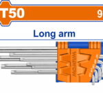 WADFOW ΣΕΤ ΚΛΕΙΔΙΑ TORX ΜΑΚΡΙΑ T10-T50 9ΤΕΜ (WHK3291)