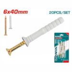 TOTAL ΣΕΤ ΒΙΔΕΣ ΜΕ ΒΙΣΜΑΤΑ 3.5 Χ 50mm (WJNAK3505012)