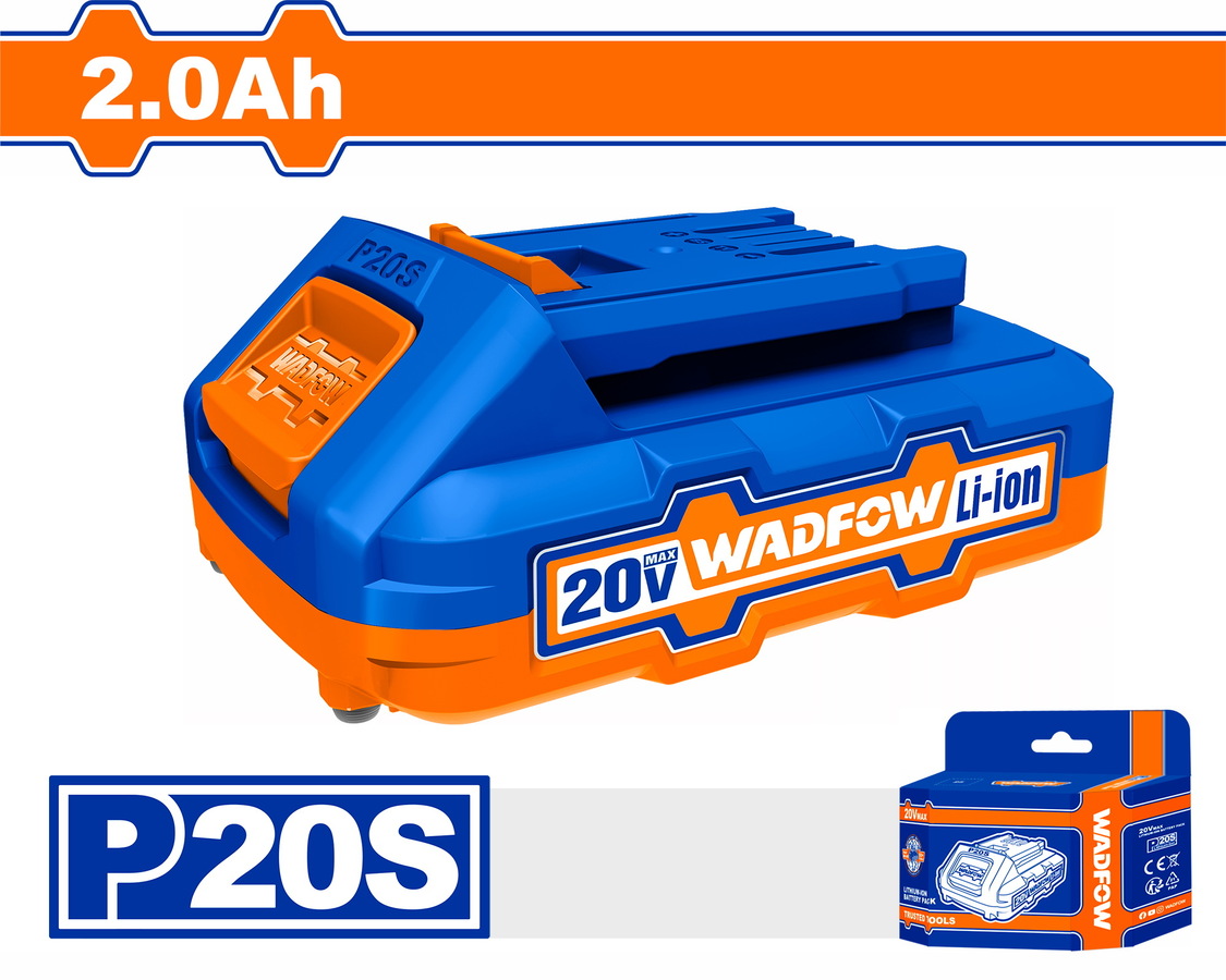 WLBP520 WADFOW ΜΠΑΤΑΡΙΑ Li-ion 20V / 2Ah (WLBP520) - Image 1