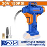 WADFOW ΚΟΜΠΡΕΣΕΡΑΚΙ ΑΕΡΟΣ ΜΠΑΤ. Li-ion 20V ΧΩΡΙΣ ΜΠΑΤΑΡΙΑ & ΦΟΡΤΙΣΤΗ (WLN2520)