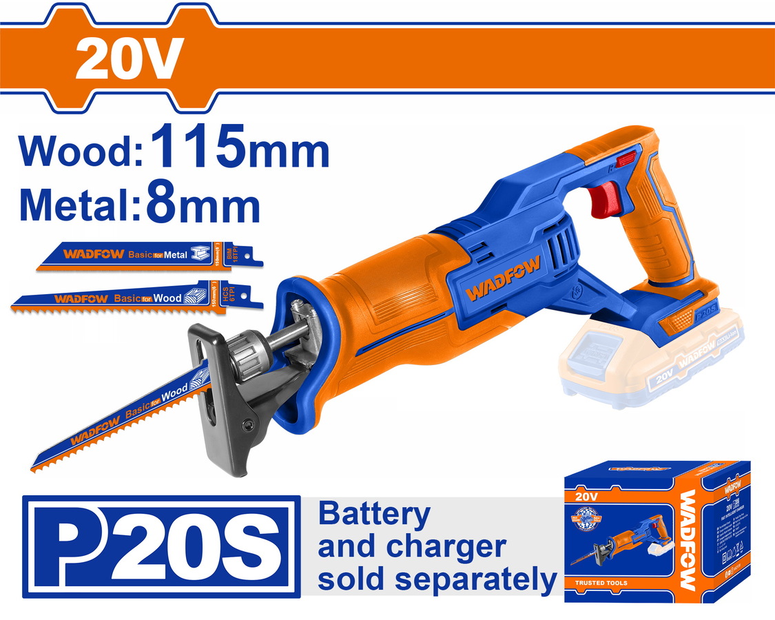 WLR15115 WADFOW ΣΠΑΘΟΣΕΓΑ ΜΠΑΤ. Li-ion 20V ΧΩΡΙΣ ΜΠΑΤΑΡΙΑ & ΦΟΡΤΙΣΤΗ (WLR15115) - Image 1