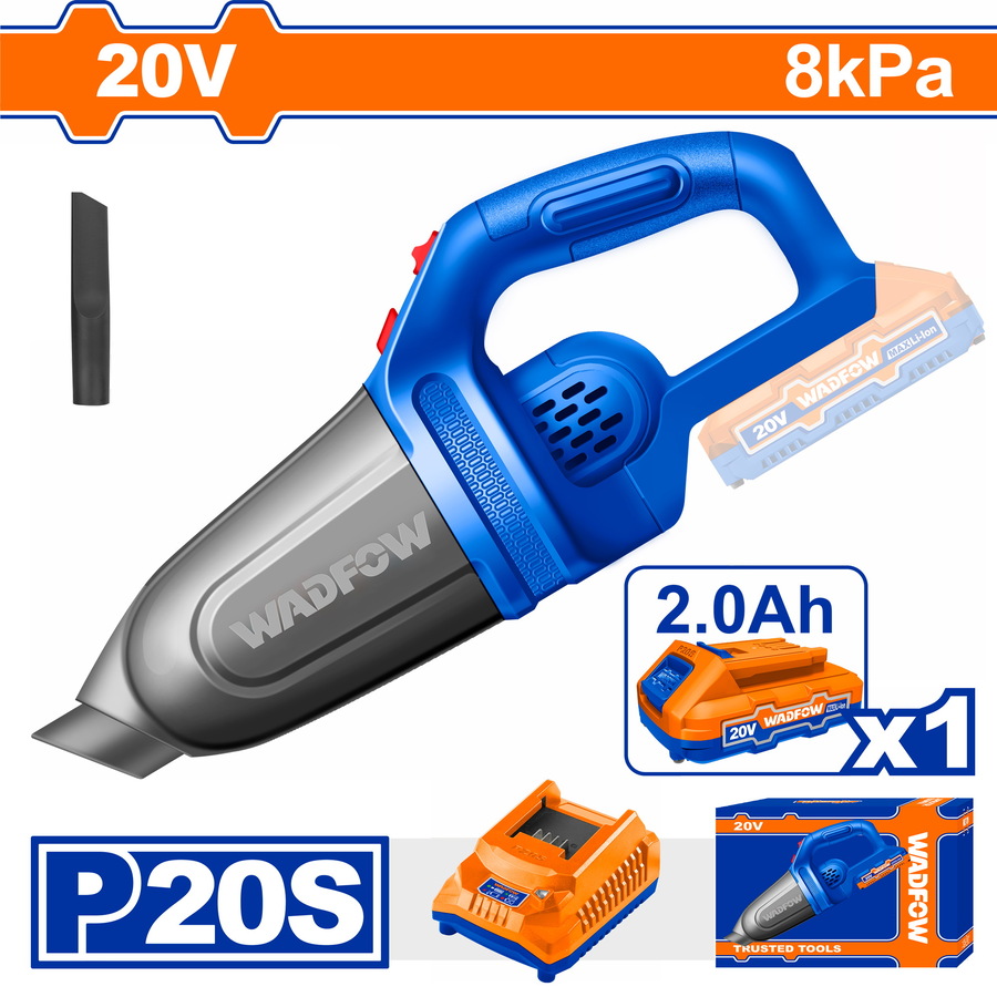 WLV20201E WADFOW ΣΚΟΥΠΑΚΙ ΜΠΑΤ. Li-ion 20V / 2Ah / 1 ΜΠΑΤΑΡΙΑ (WLV20201E) - Image 1