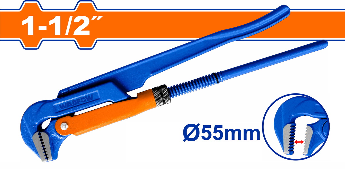 WPW2115 WADFOW ΤΣΙΜΠΙΔΑ ΥΔΡΑΥΛΙΚΩΝ 90ο 1-1/2" (WPW2115) - Image 1