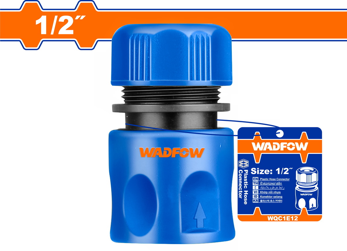 WQC1E12 WADFOW ΤΑΧΥΣΥΝΔΕΣΜΟΣ ΣΥΝΕΧΟΥΣ ΡΟΗΣ 1/2" (WQC1E12) - Image 1