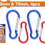 WADFOW ΣΕΤ ΓΑΝΤΖΟΙ ΟΡΕΙΒΑΤΩΝ ΧΡΩΜΑΤΙΣΤΟΙ 50mm + 70mm 4TEM (WQL2K01)