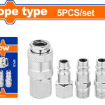 WADFOW ΣΕΤ ΤΑΧΥΣΥΝΔΕΣΜΟΙ ΑΕΡΟΣ 1/4" 5ΤΕΜ (WQP3670)