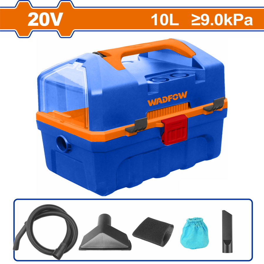 WQV2A10 WADFOW ΣΚΟΥΠΑ 10Lit ΜΠΑΤ. Li-ion 20V ΧΩΡΙΣ ΜΠΑΤΑΡΙΑ & ΦΟΡΤΙΣΤΗ (WQV2A10) - Image 1