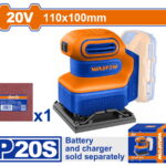 WADFOW ΠΑΛΜΙΚΟ ΤΡΙΒΕΙΟ ΧΟΥΦΤΑΣ 110X100mm ΜΠΑΤ. Li-ion 20V ΧΩΡΙΣ ΜΠΑΤΑΡΙΑ & ΦΟΡΤΙΣΤΗ (WRAP5010)