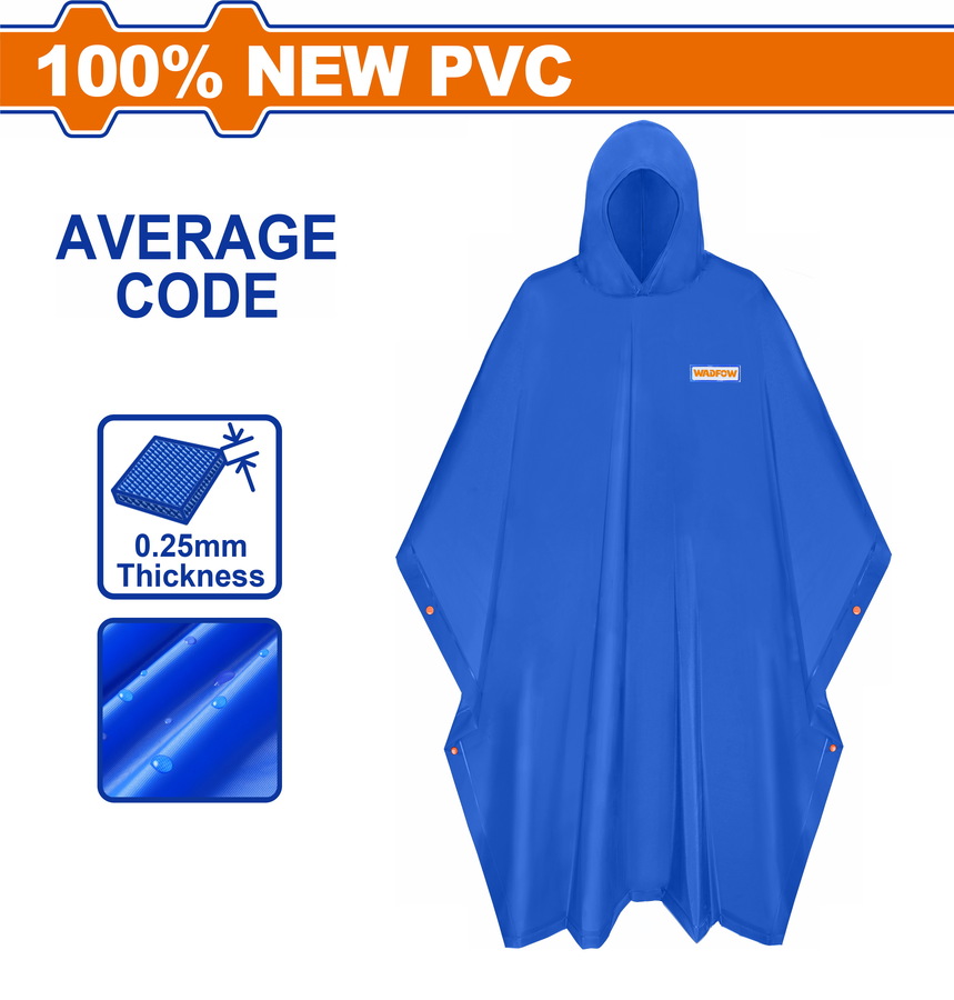 WRC1001 WADFOW ΑΔΙΑΒΡΟΧΟ PONCHO - ΚΑΠΑΡΝΤΙΝΑ PVC (WRC1001) - Image 1