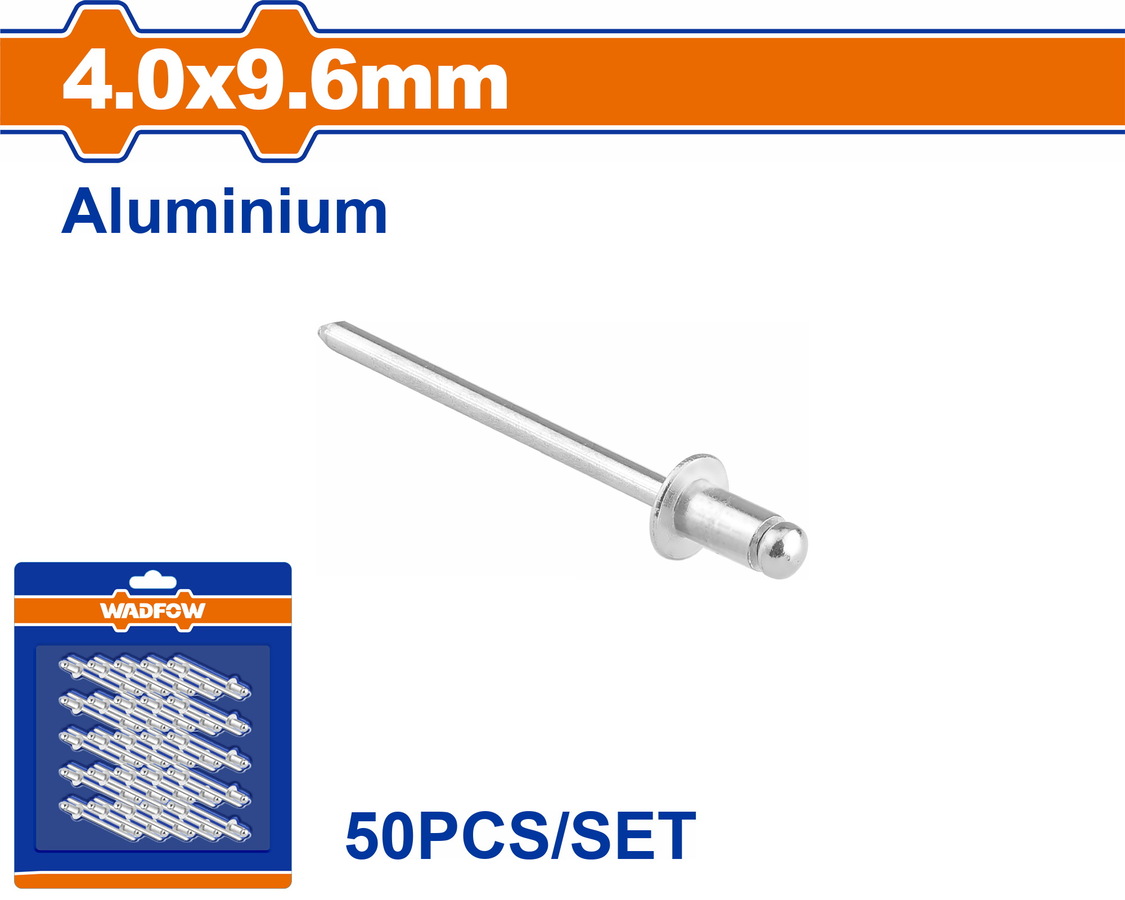 WREZK22 WADFOW ΠΡΙΤΣΙΝΙΑ ΑΛΟΥΜ. 4 X 9.6mm 50TEM (WREZK22) - Image 1