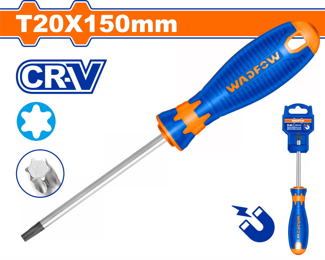 WSDT226 WADFOW ΚΑΤΣΑΒΙΔΙ ΜΑΓΝ. TORX T20 X 150mm (WSDT226) - Image 1