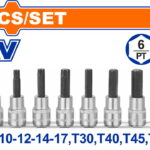 WADFOW ΣΕΤ ΚΑΡΥΔΑΚΙΑ ΑΛΛΕΝ+TORX 1/2" 10ΤΕΜ (WST1412)