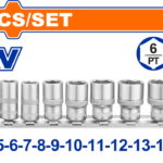 WADFOW ΣΕΤ ΚΑΡΥΔΑΚΙΑ ΕΞΑΓΩΝΑ 1/4" 10ΤΕΜ (WST4410)