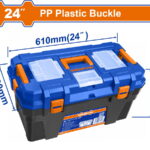 WADFOW ΕΡΓΑΛΕΙΟΘΗΚΗ ΠΛΑΣΤΙΚΗ 24" ΜΕ ΠΛΑΣΤ. ΚΟΥΜΠΩΜΑΤΑ (WTB1324)